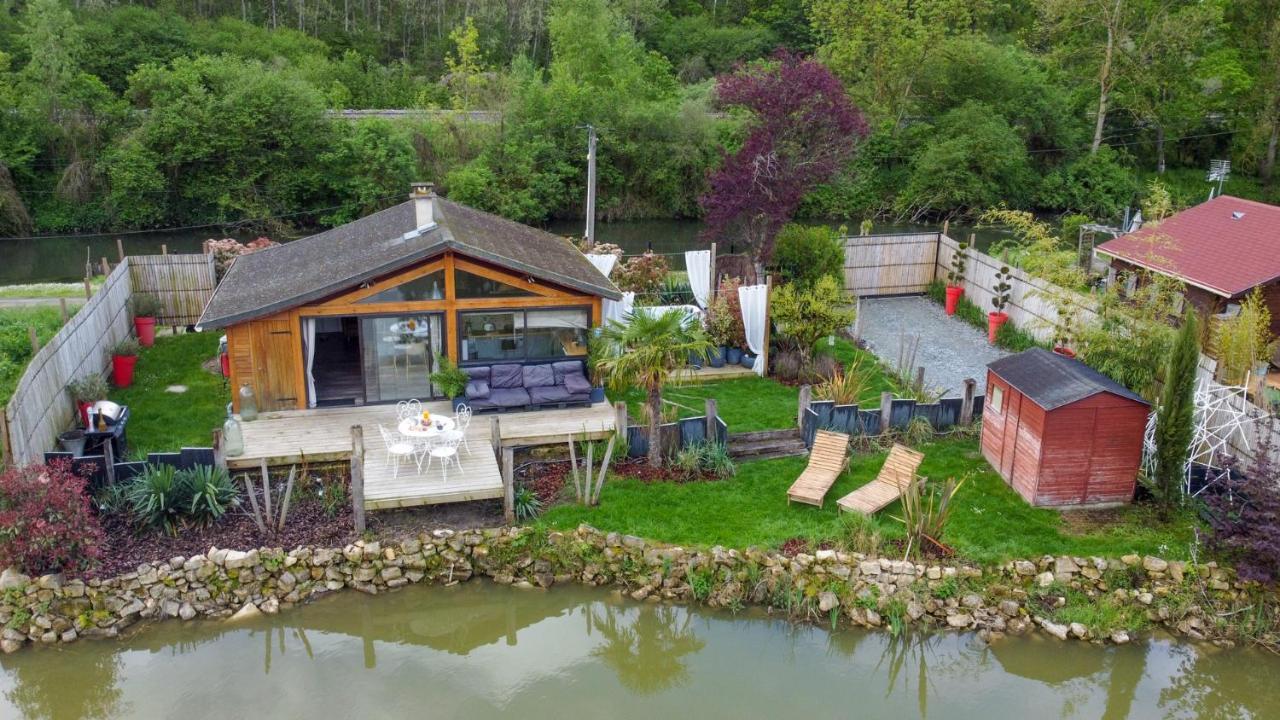 Kaebane 85, Lodge Avec Spa Au Bord De L'Eau Prouilly Εξωτερικό φωτογραφία