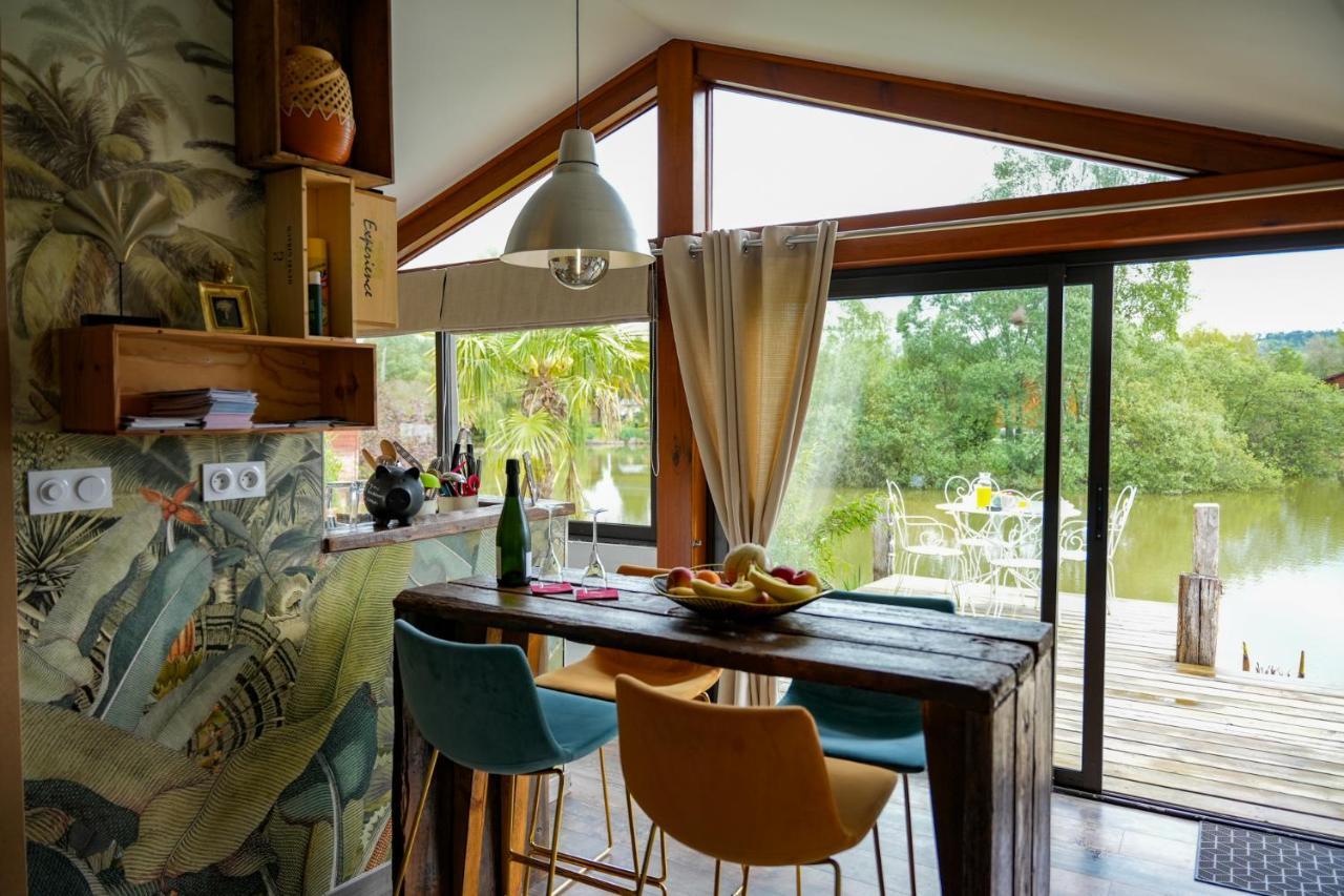 Kaebane 85, Lodge Avec Spa Au Bord De L'Eau Prouilly Εξωτερικό φωτογραφία